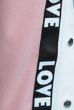 Love Color Block Button-Up Mid Rise Pants