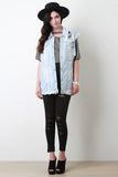 Distressed Boyfriend Denim Vest